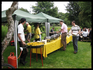 A typical barbeque from In The Summer Time BBQ's